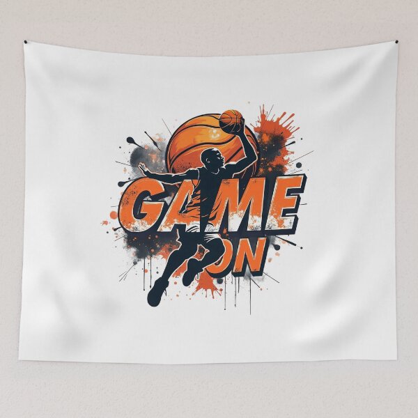 Item preview, basketball quotes, game on, basketballer quotes designed and sold by venavar.