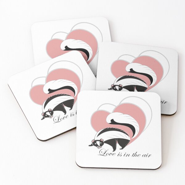 Item preview, Love is in the skunk designed and sold by belettelepink.