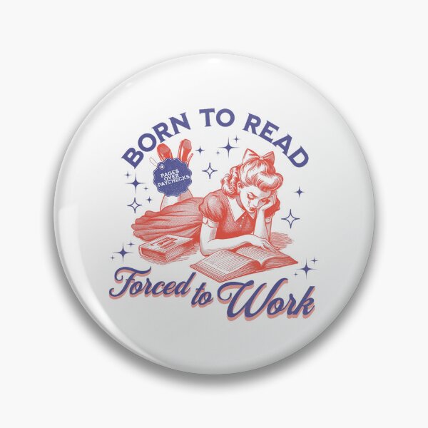 Item preview, Born To Read Forced To Work Booklover Gifts Bookworm Gift designed and sold by LoveMingle.