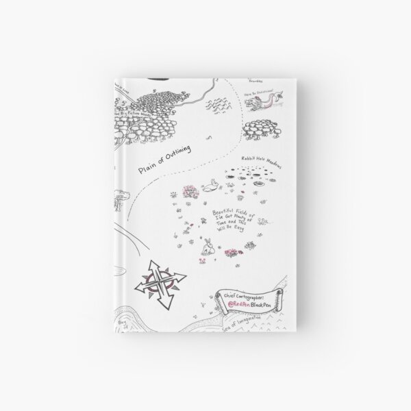 The Map of Manuscript Earth Hardcover Journal