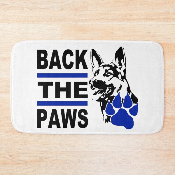Item preview, Back The Paws; Police Dog; designed and sold by StickerApe.