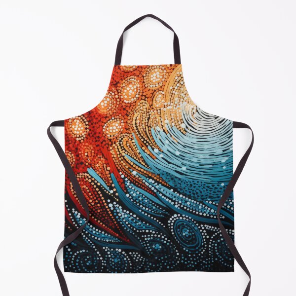 Item preview, Aboriginal Inspired Dot Art - From Frozen To Flame designed and sold by GrinGalore.