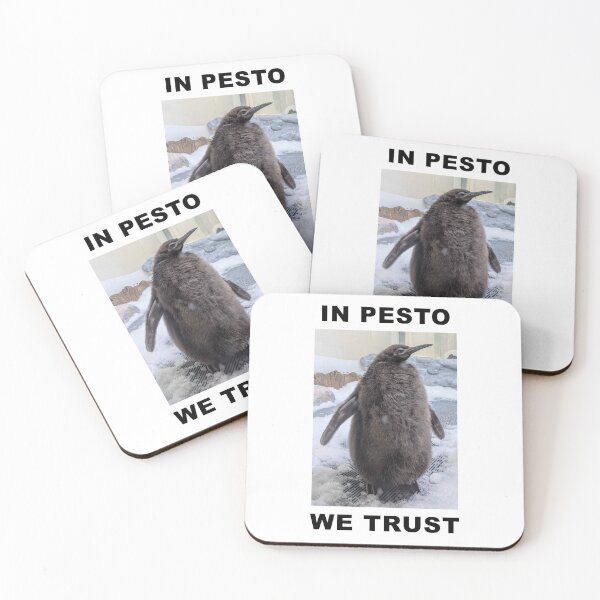 Item preview, In pesto the penguin we trust designed and sold by granitvit.