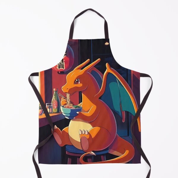 Item preview, Anime Dragon eating Ramen_Japanese Chariz Fanart designed and sold by BlackHoleShop.