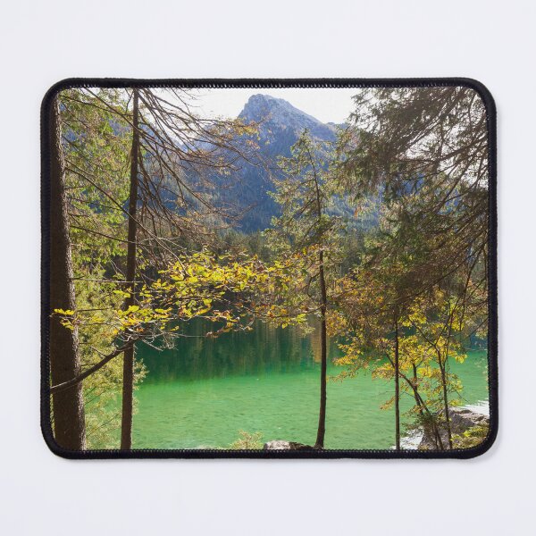 Item preview, Hochkalter mountain massif with forest and rocks at Hintersee in autumn, Ramsau designed and sold by Torsten Krüger.