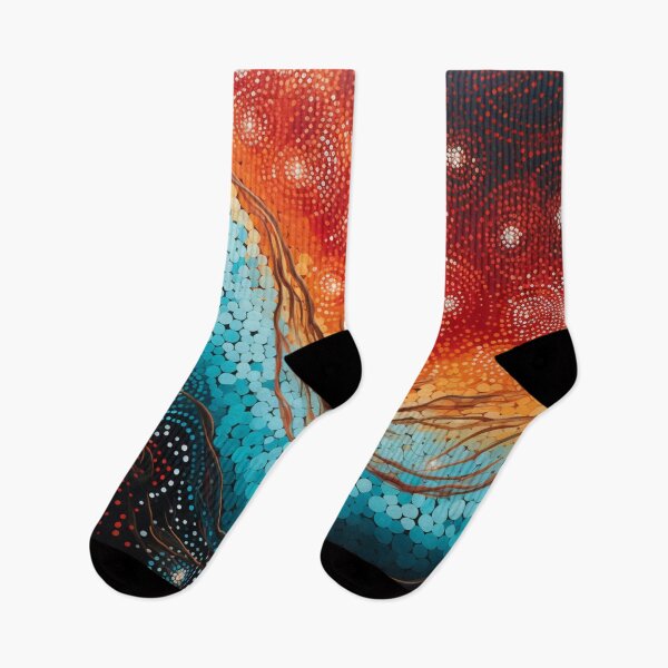 Item preview, Aboriginal Inspired Dot Art - Drop Falls designed and sold by GrinGalore.