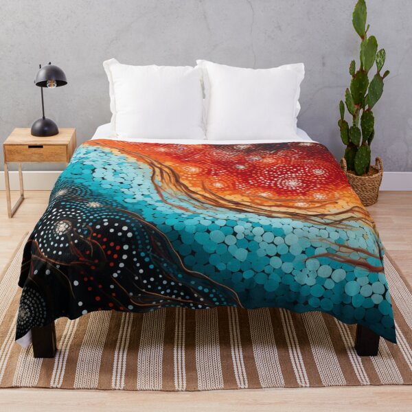 Item preview, Aboriginal Inspired Dot Art - Drop Falls designed and sold by GrinGalore.