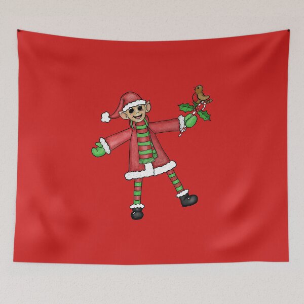 Item preview, “Odin The Nice Elf” 3 | Christmas Design designed and sold by LiseHoltArt.