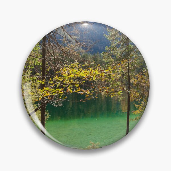 Item preview, Hochkalter mountain massif with forest and rocks at Hintersee in autumn, Ramsau designed and sold by Torsten  Krüger.