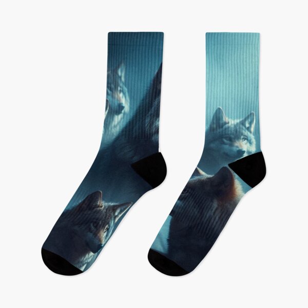 Item preview, Wolf Clan with Blue Moonlight howl gray wolf designed and sold by Yas_oma.