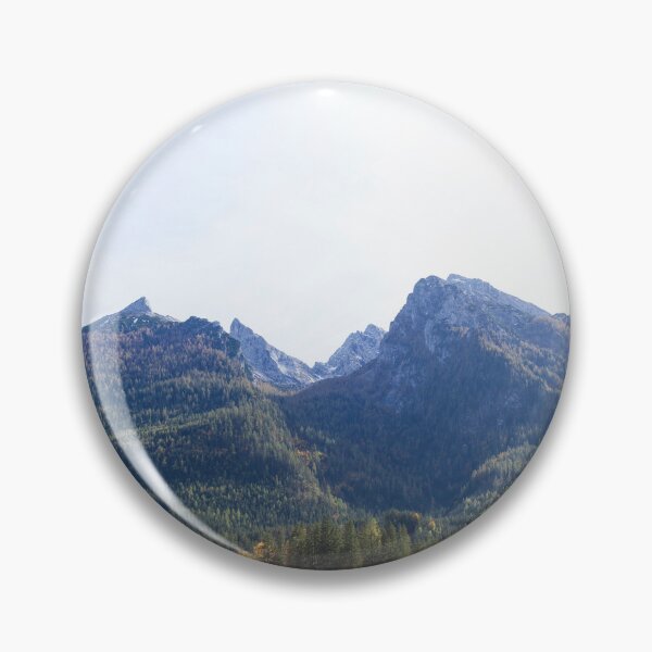 Item preview, Hochkalter mountain range with forest at Hintersee in autumn, Ramsau designed and sold by Torsten  Krüger.