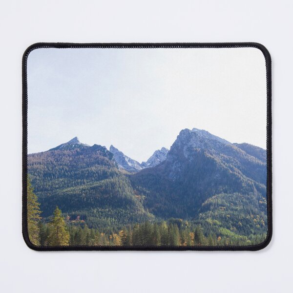 Item preview, Hochkalter mountain range with forest at Hintersee in autumn, Ramsau designed and sold by Torsten Krüger.