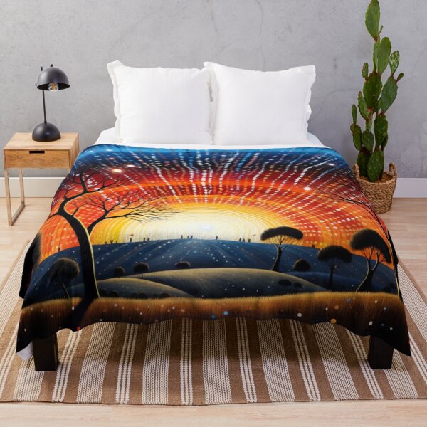 Item preview, Aboriginal Inspired Dot Art - Happiness Of Dawn designed and sold by GrinGalore.