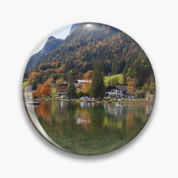 Item preview, Reiteralpe with Mühlsturzhorn and houses at Hintersee in autumn, Ramsau designed and sold by Torsten  Krüger.