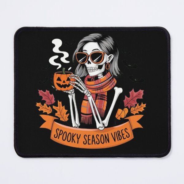 Item preview, Spooky Season Vibes: Chic Skeleton Woman with Fall Flair designed and sold by SztylishDesigns.