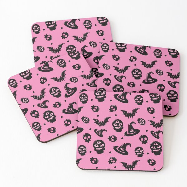 Item preview, Pink halloween | rolled eye | monster | witch hat | skull designed and sold by PrettyBananas.