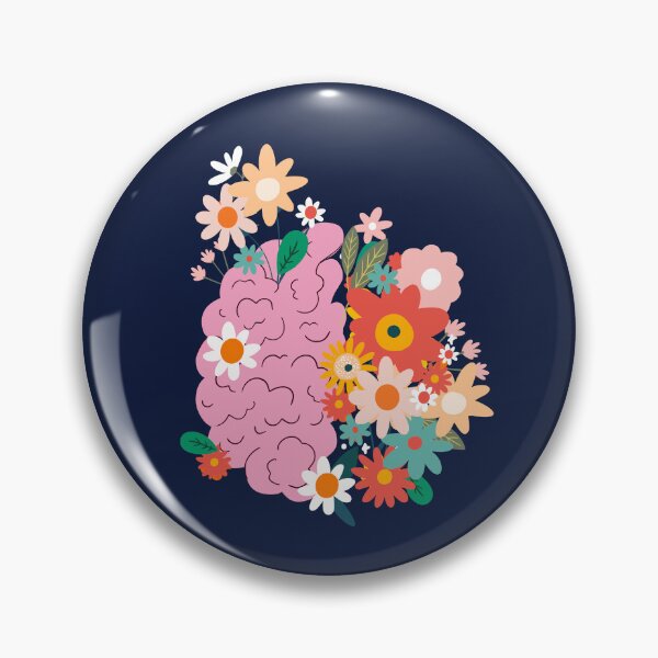 Item preview, Cute flower brain designed and sold by AnulaArt.