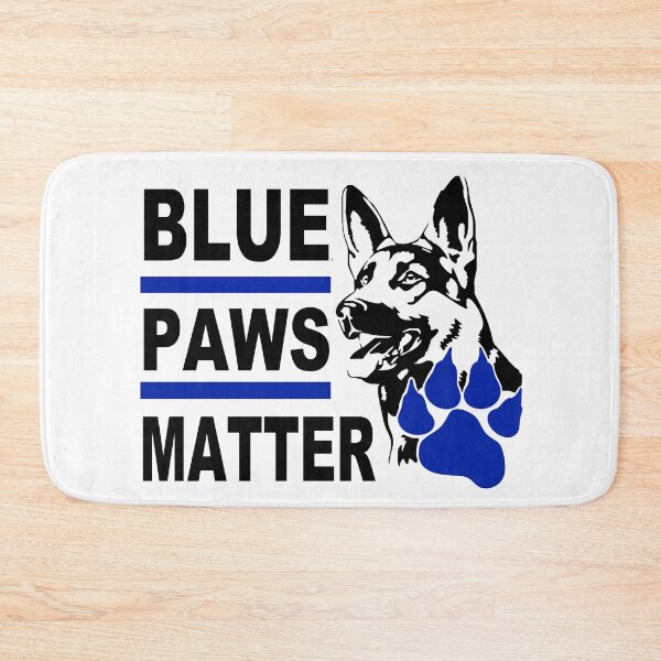 Item preview, Blue Paws Matter; Police Dog; designed and sold by StickerApe.