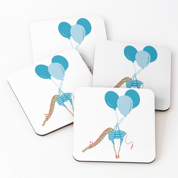 Item preview, Giraffe with balloons designed and sold by UVAART.
