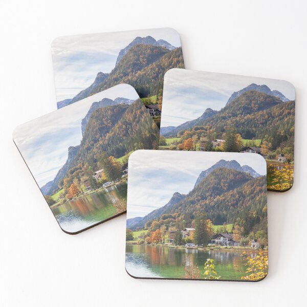 Item preview, Reiteralpe with Mühlsturzhorn and houses at Hintersee in autumn, Ramsau designed and sold by Torsten  Krüger.