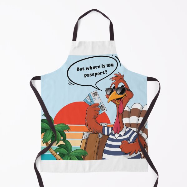 Item preview, Funny Thanksgiving VacationTurkey Passport designed and sold by KolorellaS.