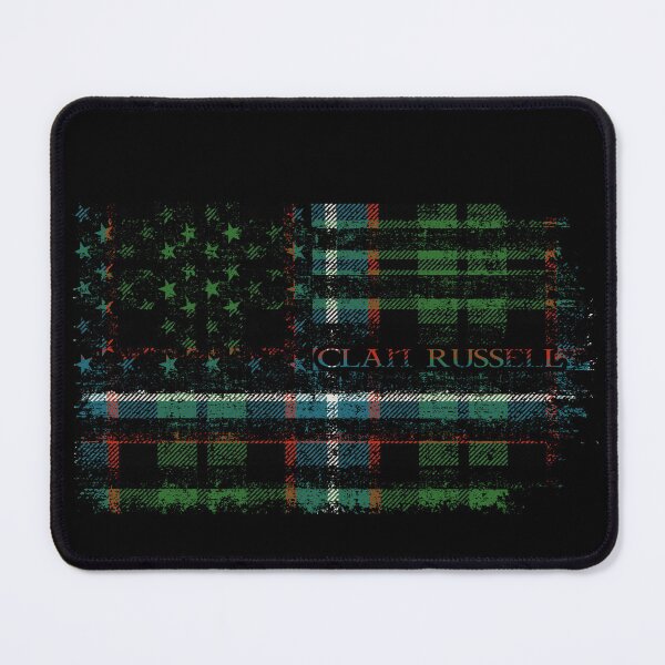 Item preview, Clan Russell Scottish tartan US flag kilt Scotland 2 designed and sold by Clan1093.