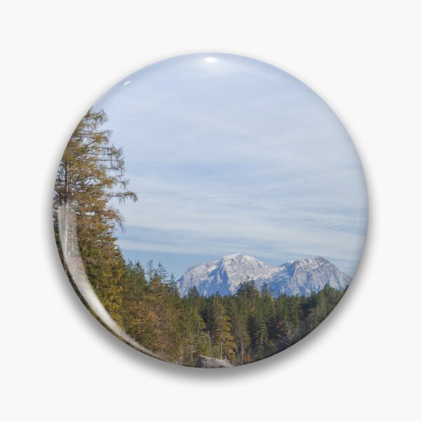 Item preview, Hoher Göll mountain massif with forest at Hintersee in autumn, Ramsau designed and sold by Torsten  Krüger.