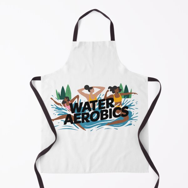 Item preview, Dynamic Water Aerobics Illustration - Aquatic Fitness designed and sold by ObjCrea123.