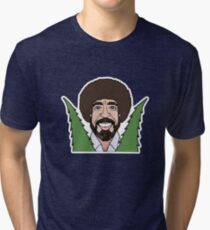 Bob Ross Happy Little Trees Tri-blend T-Shirt