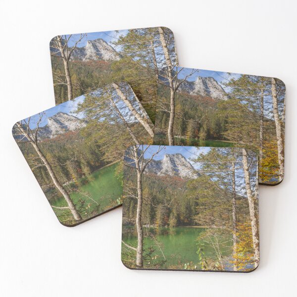 Item preview, Reiteralpe with forest and trees at Hintersee in autumn, Ramsau designed and sold by Torsten  Krüger.