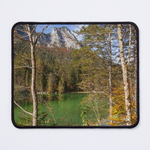 Item preview, Reiteralpe with forest and trees at Hintersee in autumn, Ramsau designed and sold by Torsten Krüger.