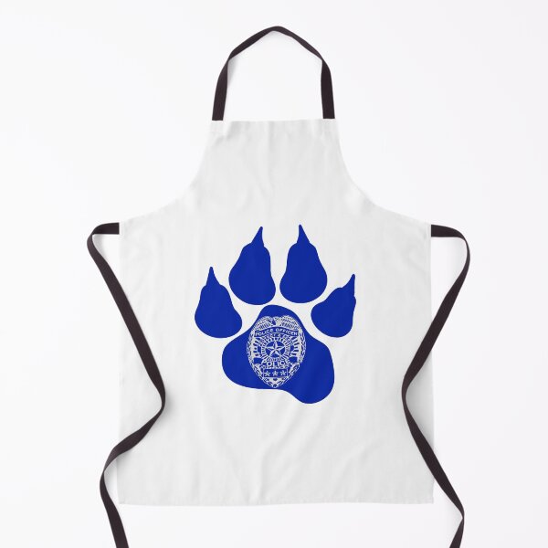 Item preview, Blue Paw with Police Batch; designed and sold by StickerApe.