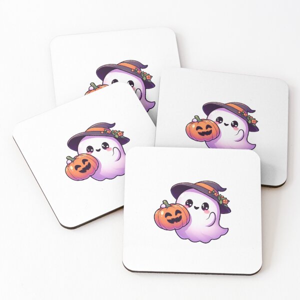 Item preview, Halloween Chibi Sticker Ghost designed and sold by joaomonteiroART.