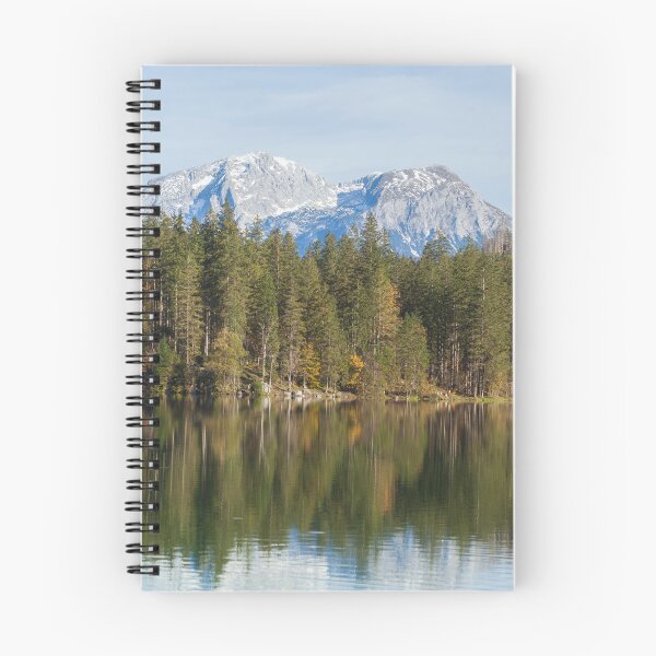 Item preview, Hoher Göll mountain massif with forest at Hintersee in autumn, Ramsau designed and sold by Torsten  Krüger.