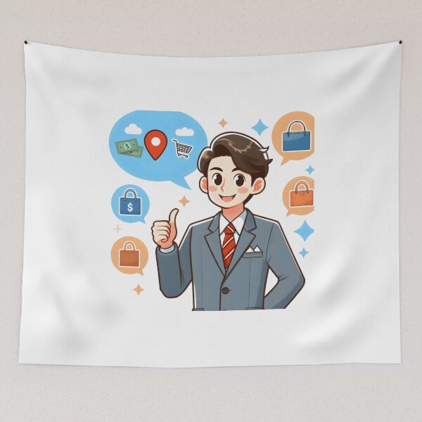 Item preview, Salesman is best man around us . designed and sold by vectorillus.
