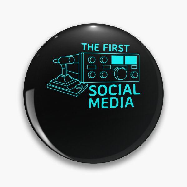 Item preview, First Social Media Radio Amateur designed and sold by MooonTees.