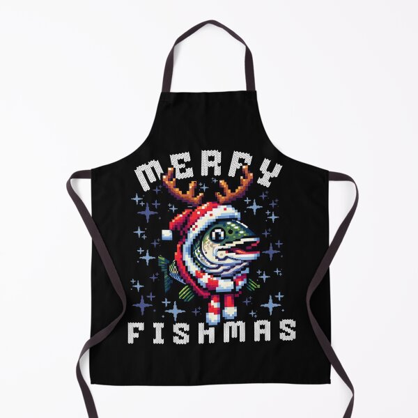 Item preview, Merry Fishmas Ugly Christmas Fish Santa Sea Bass designed and sold by nicksuefonze.