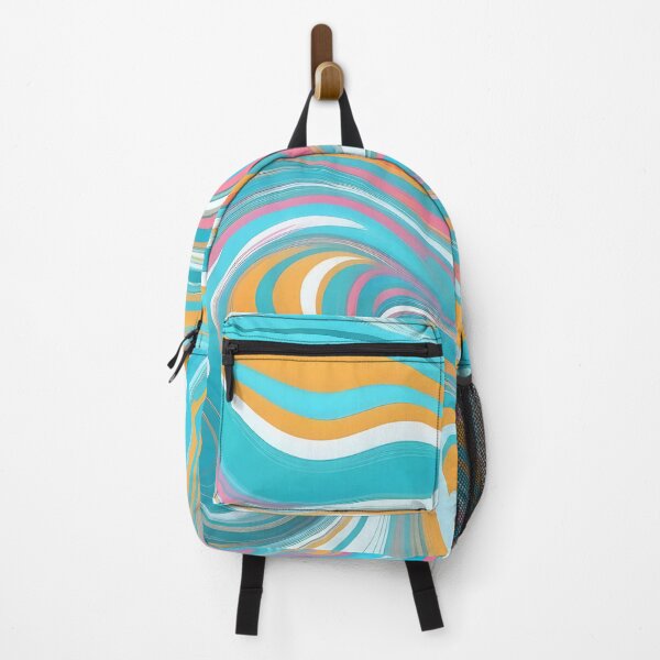 Item preview, Groovy Liquid Pastel Swirls Abstract Lines Pattern Modern Retro Art 2 of 4 designed and sold by Beachy.