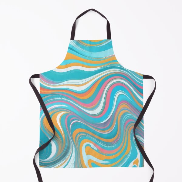 Item preview, Groovy Liquid Pastel Swirls Abstract Lines Pattern Modern Retro Art 2 of 4 designed and sold by Beachy.