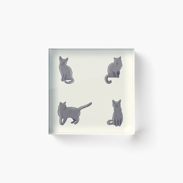 Item preview, Cute Russian Blue cat  designed and sold by Artofmayara.