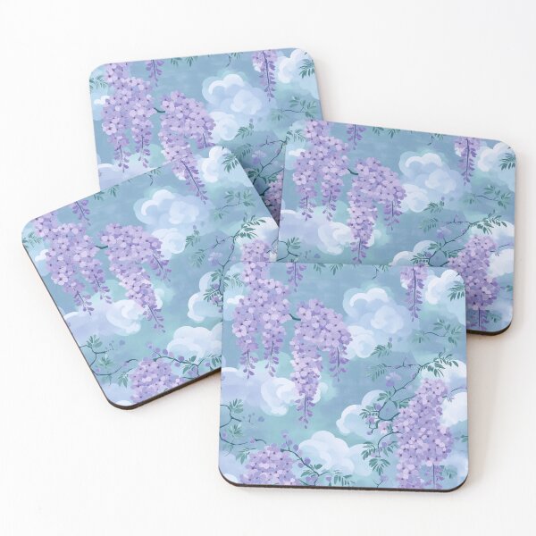 Item preview, Wisteria and Kumo Pattern in Elegant Hues designed and sold by SotaVibes.