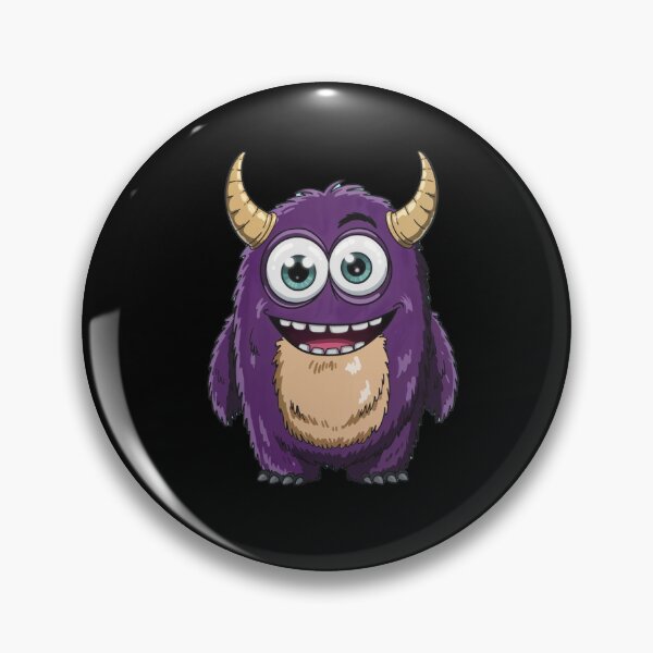 Item preview, Happy Purple Funny Alien-looking Monster designed and sold by pinkycherry.
