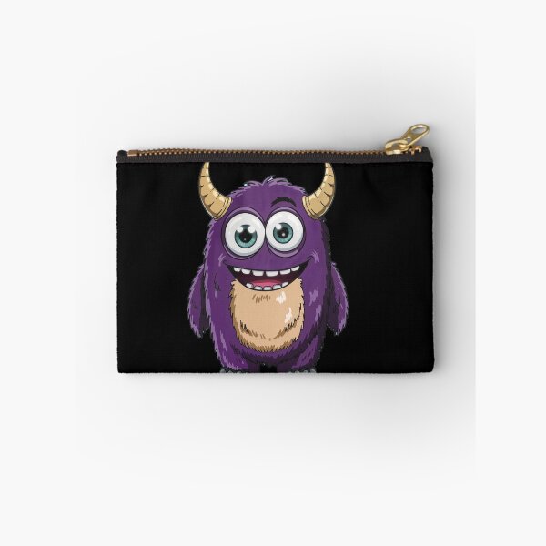 Item preview, Happy Purple Funny Alien-looking Monster designed and sold by pinkycherry.