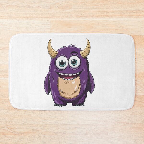 Item preview, Happy Purple Funny Alien-looking Monster designed and sold by pinkycherry.