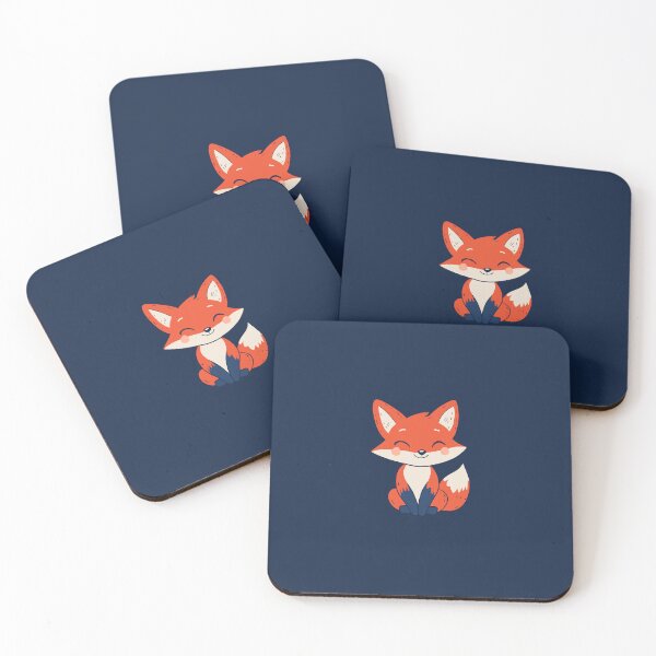 Aperçu de l'œuvre renard roux mignon créée et vendue par KUDIMOJISE.