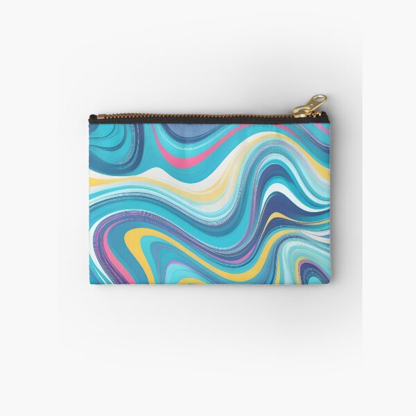 Item preview, Groovy Liquid Pastel Swirls Abstract Lines Pattern Modern Retro Art 3 of 4 designed and sold by Beachy.
