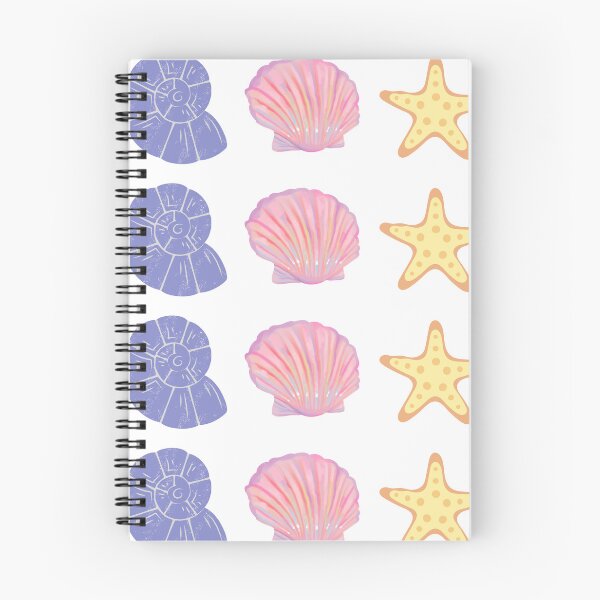 Item preview, Seashells Purple Pink Yellow Blue Pastel Design SolaAndSoli designed and sold by SolaAndSoli.
