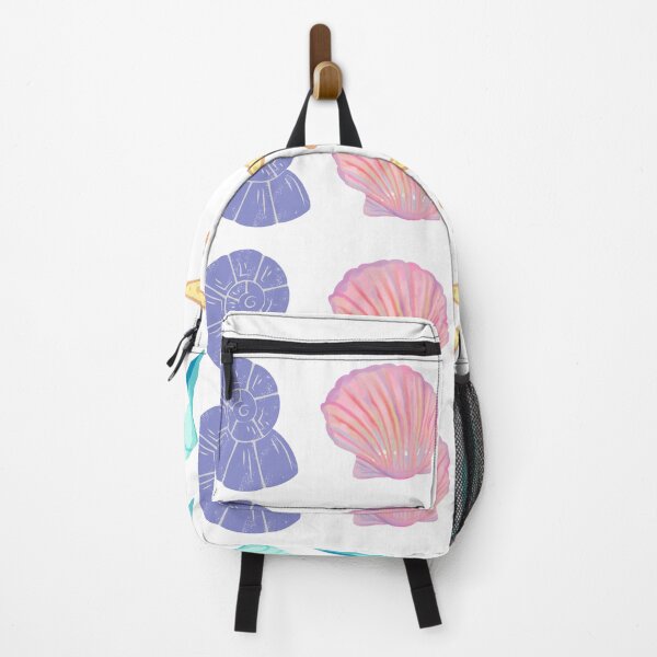 Item preview, Seashells Purple Pink Yellow Blue Pastel Design SolaAndSoli designed and sold by SolaAndSoli.