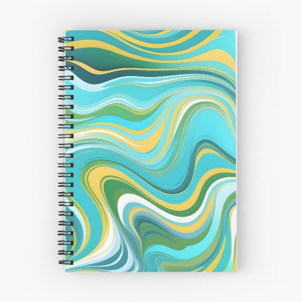 Item preview, Groovy Liquid Pastel Swirls Abstract Lines Pattern Modern Retro Art 4 of 4 designed and sold by Beachy.