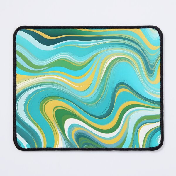 Item preview, Groovy Liquid Pastel Swirls Abstract Lines Pattern Modern Retro Art 4 of 4 designed and sold by Beachy.